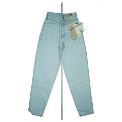 Edwin Louisiana Damen Jeans Hose Karotte 80/90er Legendär W26 L30 hell Blau NEU