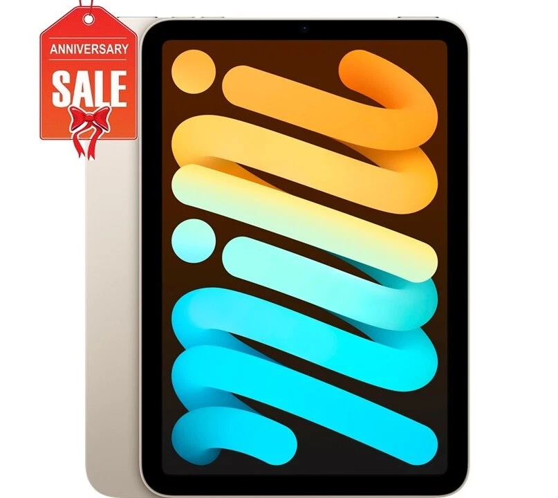 Apple iPad Mini 6to WiFi o Desbloqueado I Gris Plata Dorado I 64GB 256GB - Bueno