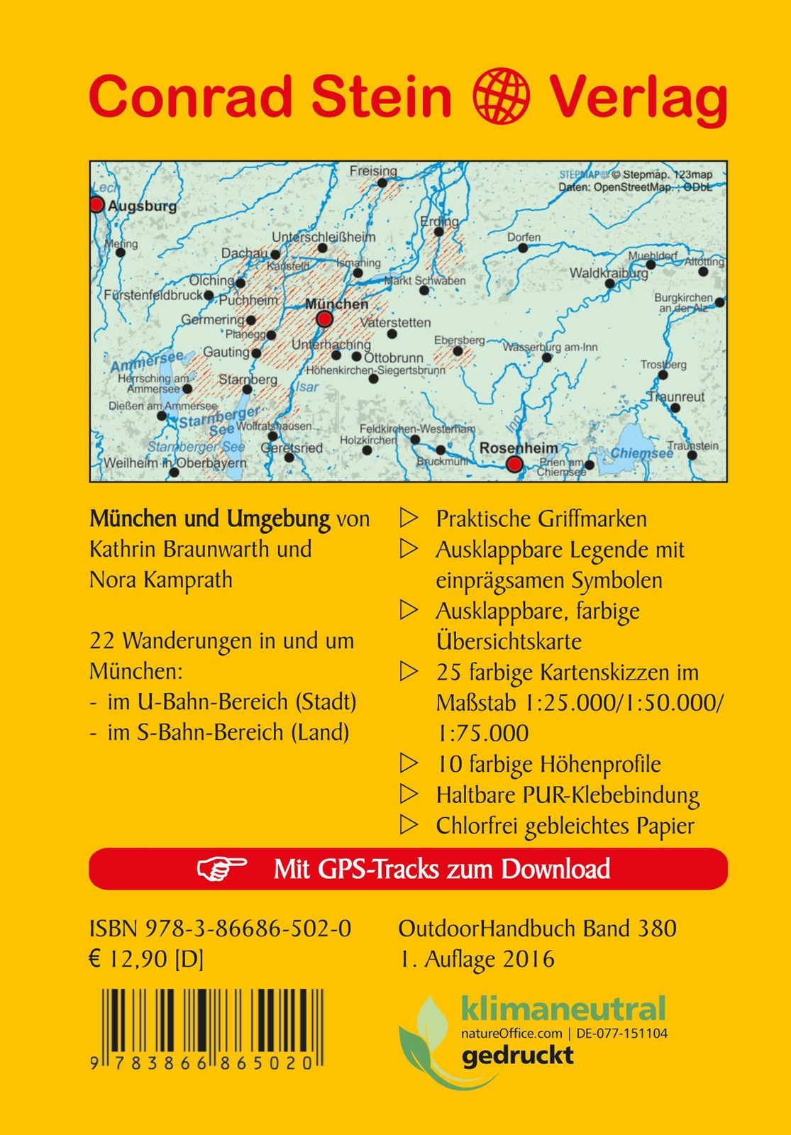 Thumbnail - Kathrin Braunwarth (u. A.) | 22 Wanderungen München Und Umgebung |