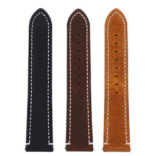 18-24mm Retro Leather Watch Strap Quick Release Wristband Replacement Watch Band - Picture 10 of 15