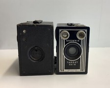 Vintage Kodak Brownie Target Six-16 Box Camera kewpie bundle untested