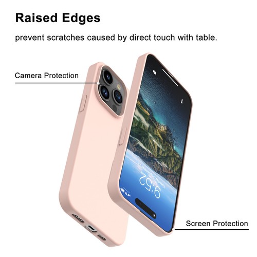 Für iPhone 16 Pro Max 15 14 13 12 11 Silikon Hülle Handyhülle + Displayschutz - Bild 36 von 59