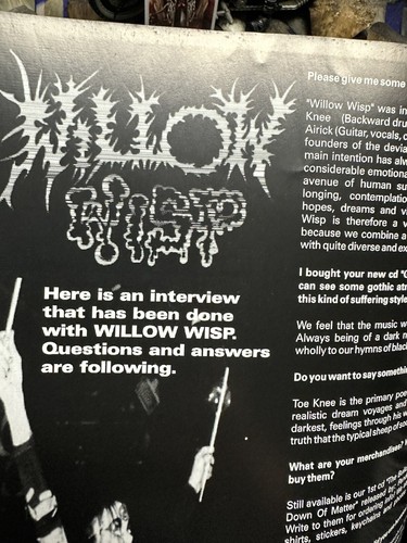 GOTHIC AND MACHINES #1 MAGAZINE AMORTIS FLESHGRIND LUX OCCULTS PROFANUM METAL + - Foto 6 di 16