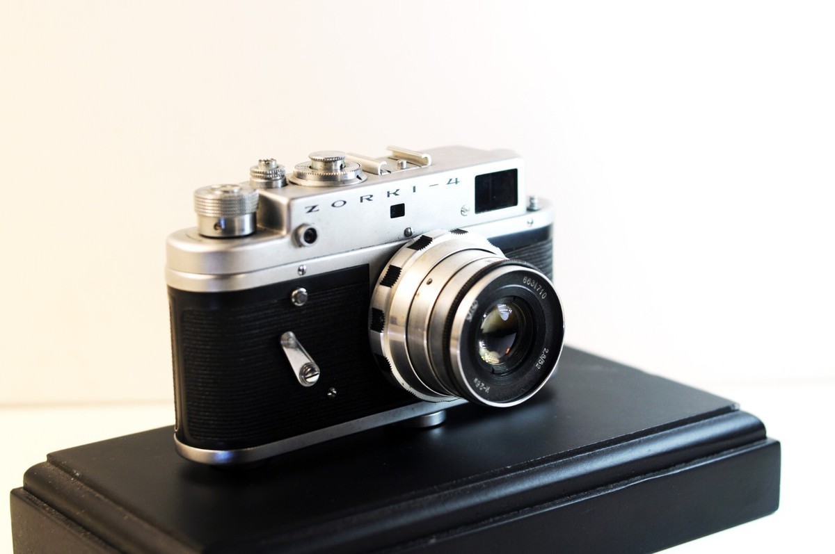 Zorki-4K Soviet rangefinder camera + Industar 26M lens f3.5