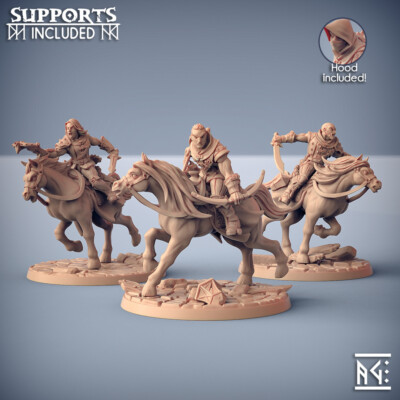Thieves Guild Horse Riders Miniature | D&D DnD | 
