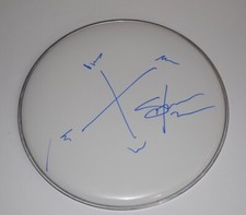 Shooter Jennings Signed Autograph 12" Drumhead Drawing Sketch Waylon's Son COA 