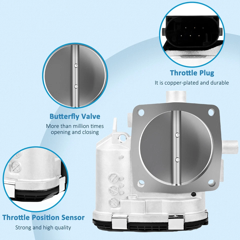 Cuerpo del acelerador para Mercedes-Benz CLK430 CLK500 CLS500 E350 E430 E500 ML350 SLK280 Foto 4 de 4