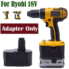 Adapter For Ryobi 18V Series Lithium Battery For Dewalt 18V Ni-Cad Power Tools