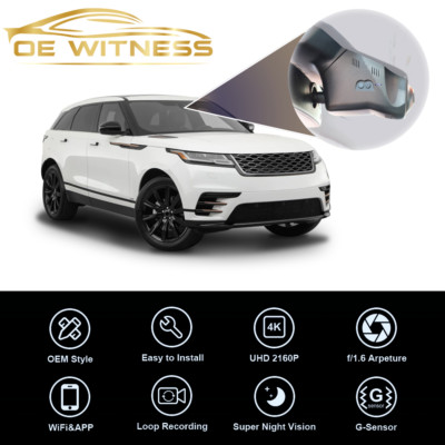 OE Witness 4K Ultra HD Front Plug Play Dash Cam For Range Rover