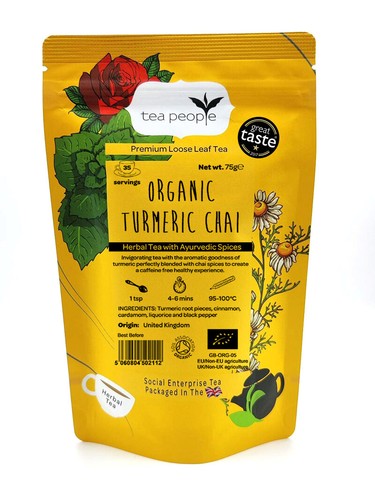 Turmeric Chai - Award Winning Loose Herbal Tea by Tea People - Picture 5 of 9