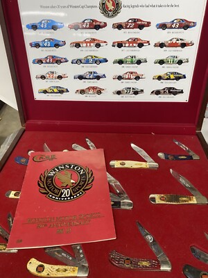 Nascar WINSTON MOTOR SPORTS 20Th Anniversary CASE XX Pocket Knife