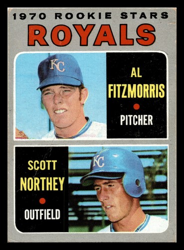 1970 Topps Royals 1970 Rookie Stars: Al Fitzmorris / Scott Northey #241 card