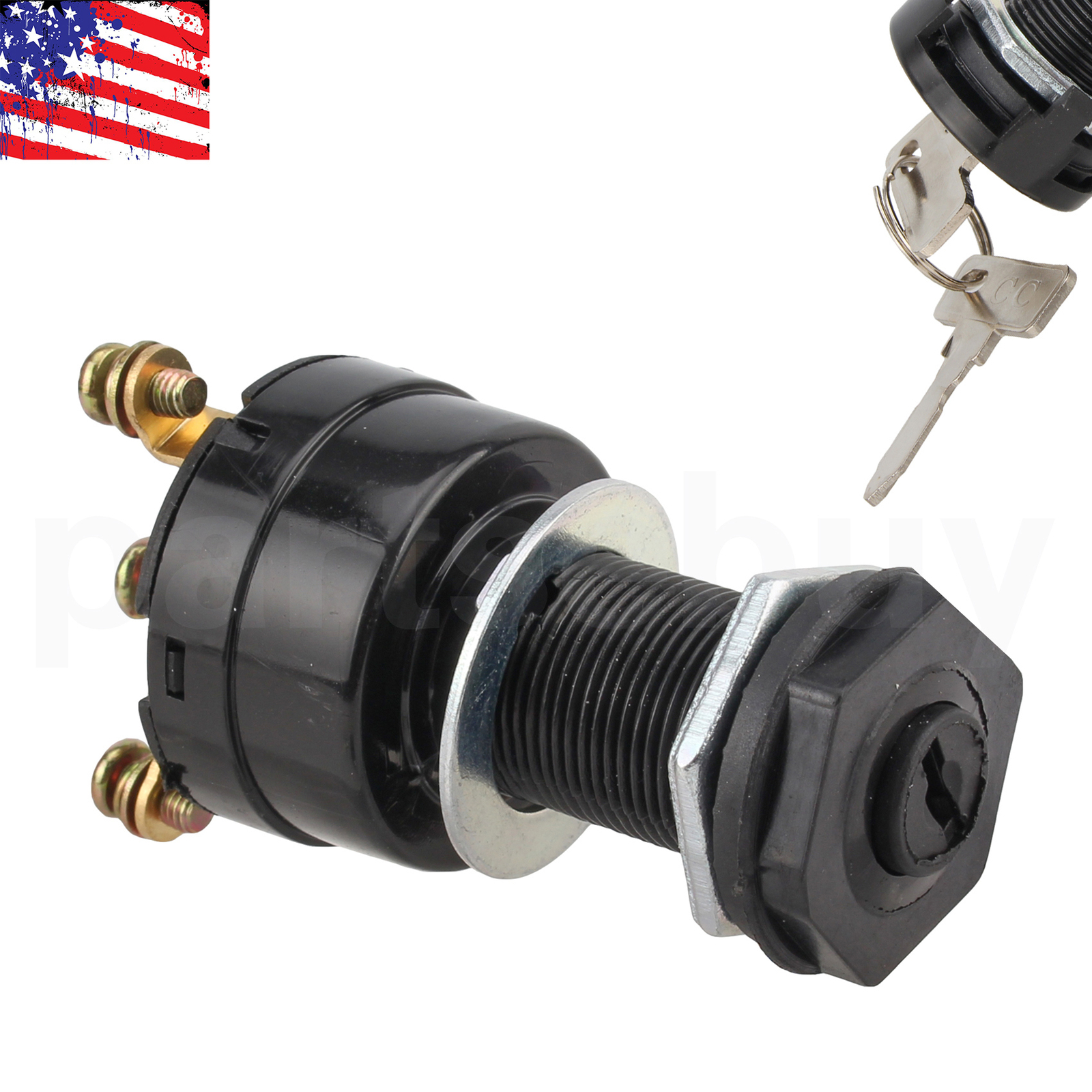 Ignition Key Switch For Club Car Golf Cart DS Carryall I And