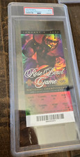 2006 TEXAS LONGHORNS USC TROJANS VINCE YOUNG ROSE BOWL FULL TICKET PSA 6 EX-MT