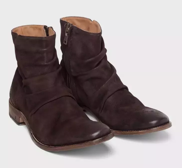 698 Brand New John Varvatos Collection Morrison Sharpei Suede