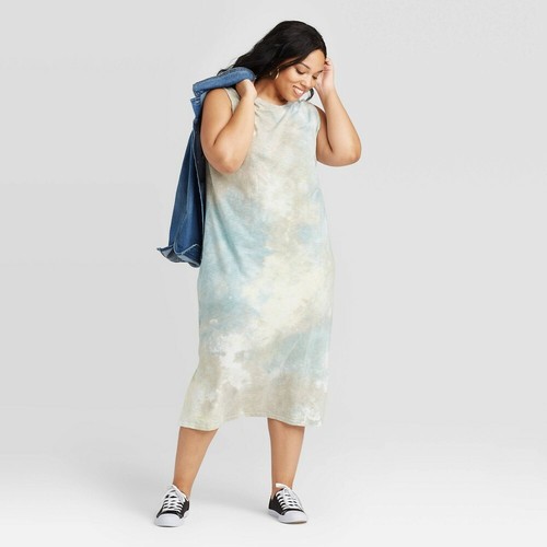 Buy Womens Plus Size Tie-Dye Sleeveless 