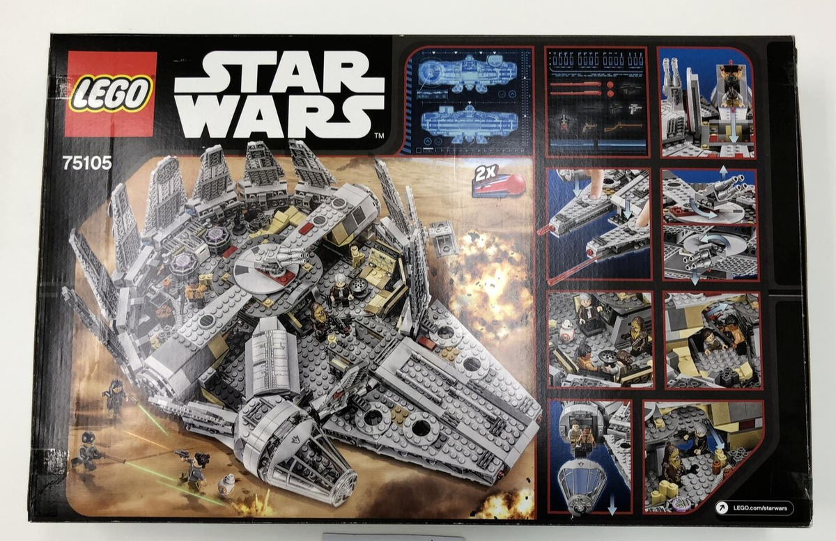 LEGO 75105 Star Wars Millennium Falcon Set Han Solo Chewbacca BB8