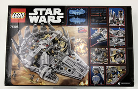 LEGO 75105 Star Wars Millennium Falcon Set Han Solo Chewbacca BB8 Sealed