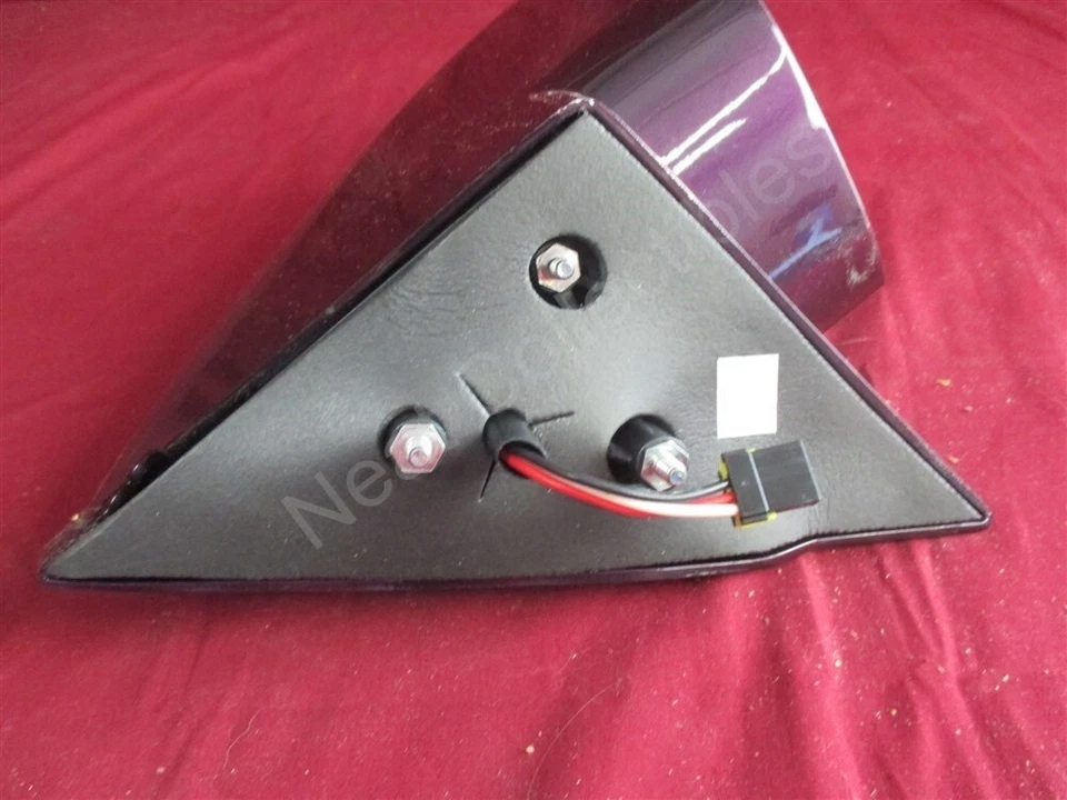 Espejo retrovisor lateral izquierdo eléctrico Eagle Talon 1995-99 púrpura nuevo OEM Mitsubishi Eclipse, Eagle Talon Foto 4 de 4