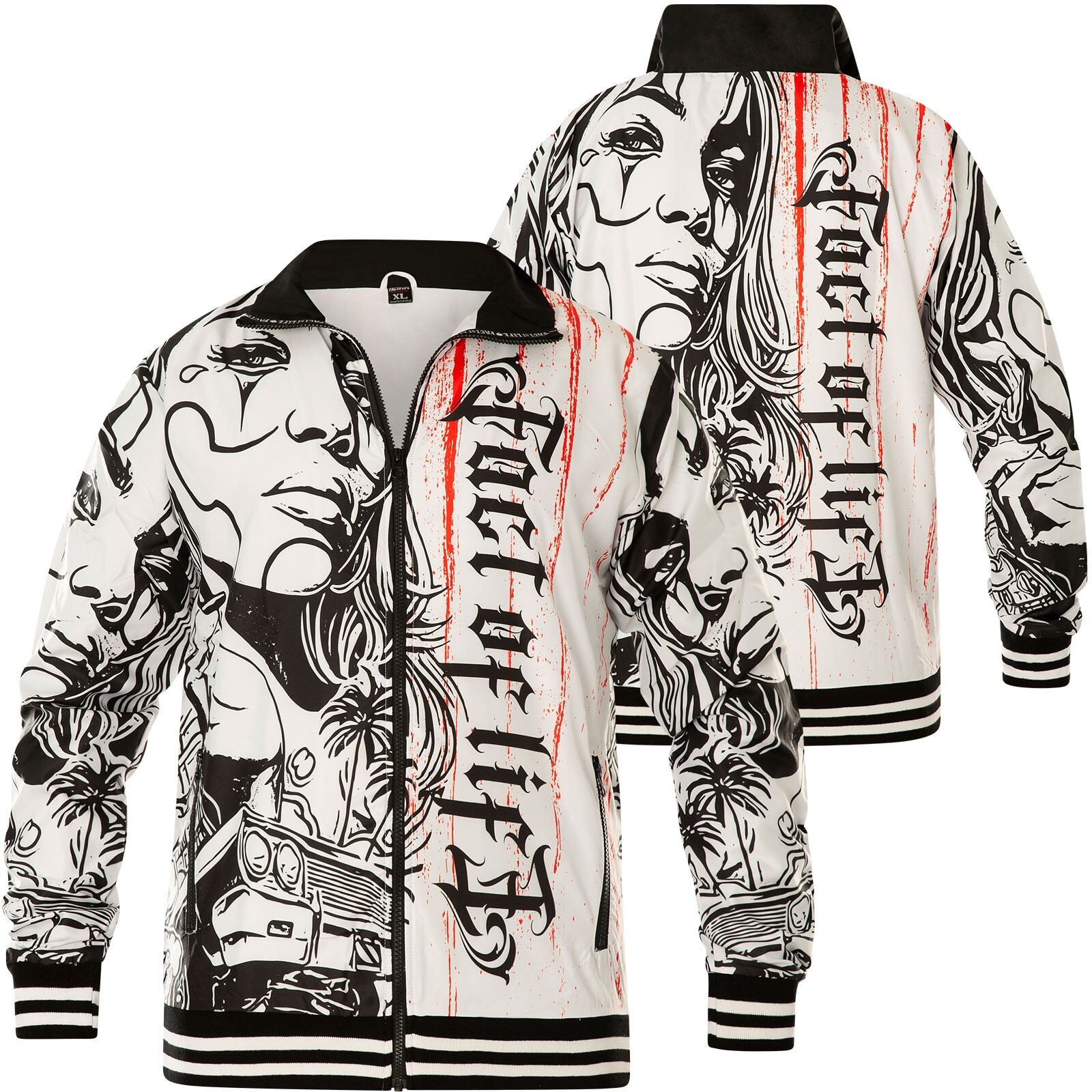 ФАКТ ИЗ ЖИЗНИ: спортивная куртка Chicano TJ-01 Белая Weiß Jacken