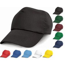 Kid Chilren Junior Boy Girl 100% Cotton Twill Colour Baseball Cap Hat