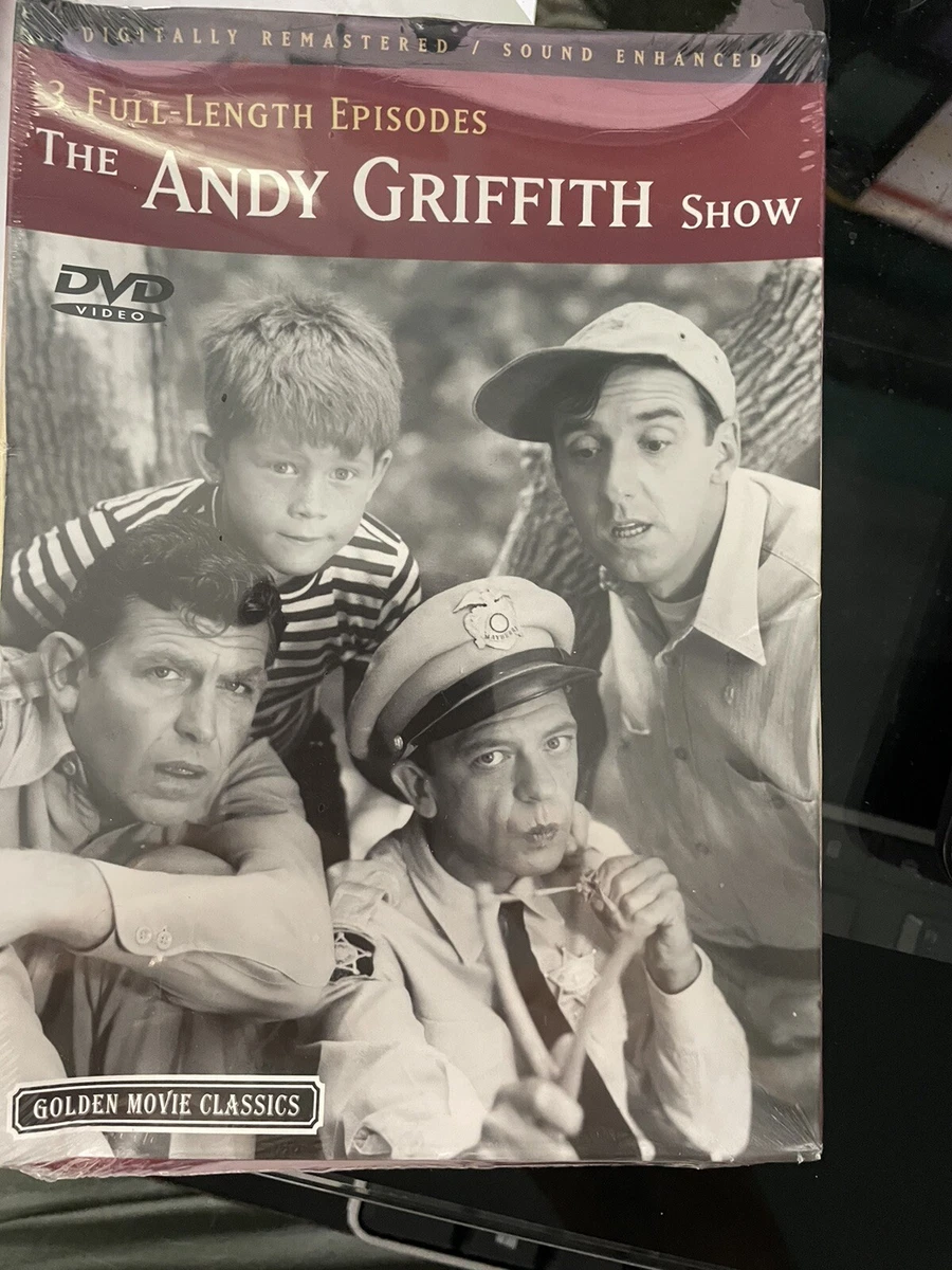 The Andy Griffith Show 3 Full Length Episodes DVD New Sealed Free Shipping