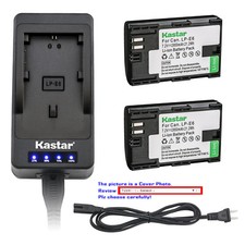 Kastar Battery Super Fast Charger for Canon LP-E6 LC-E6  Canon EOS 80D Camera