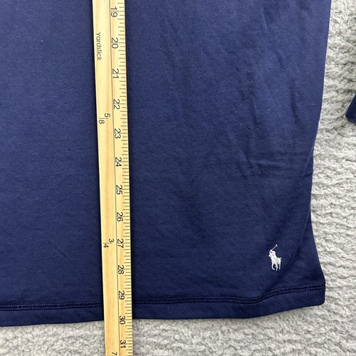 Felpa Ralph Lauren manica lunga con collo sciallato maglione blu taglia XL - Foto 5 di 5