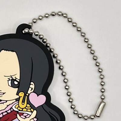One Piece Boa Hancock 20th Anniversary Rubber Keychain Charm