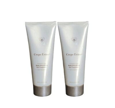 Crepe Erase Body Smoothing Pre-Treatment 3.3 fl oz Fragrance Free SET NEW/Sealed