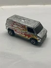Hot Wheels Super Van Chrome Flames Hong Kong Mattel Vintage Diecast 1:64