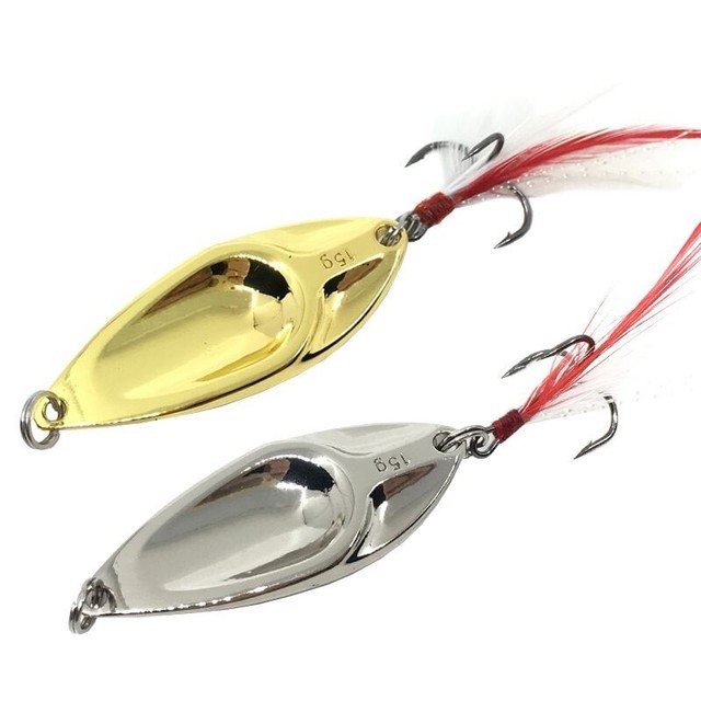 Spinner Spoon Bait 5g 10g 15g 20g Fishing DD Gold / Silver Fishing