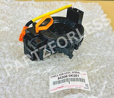 84306-0K051 TOYOTA GENUINE CABLE SUB-ASSY, SPIRAL 843060K051 NEW