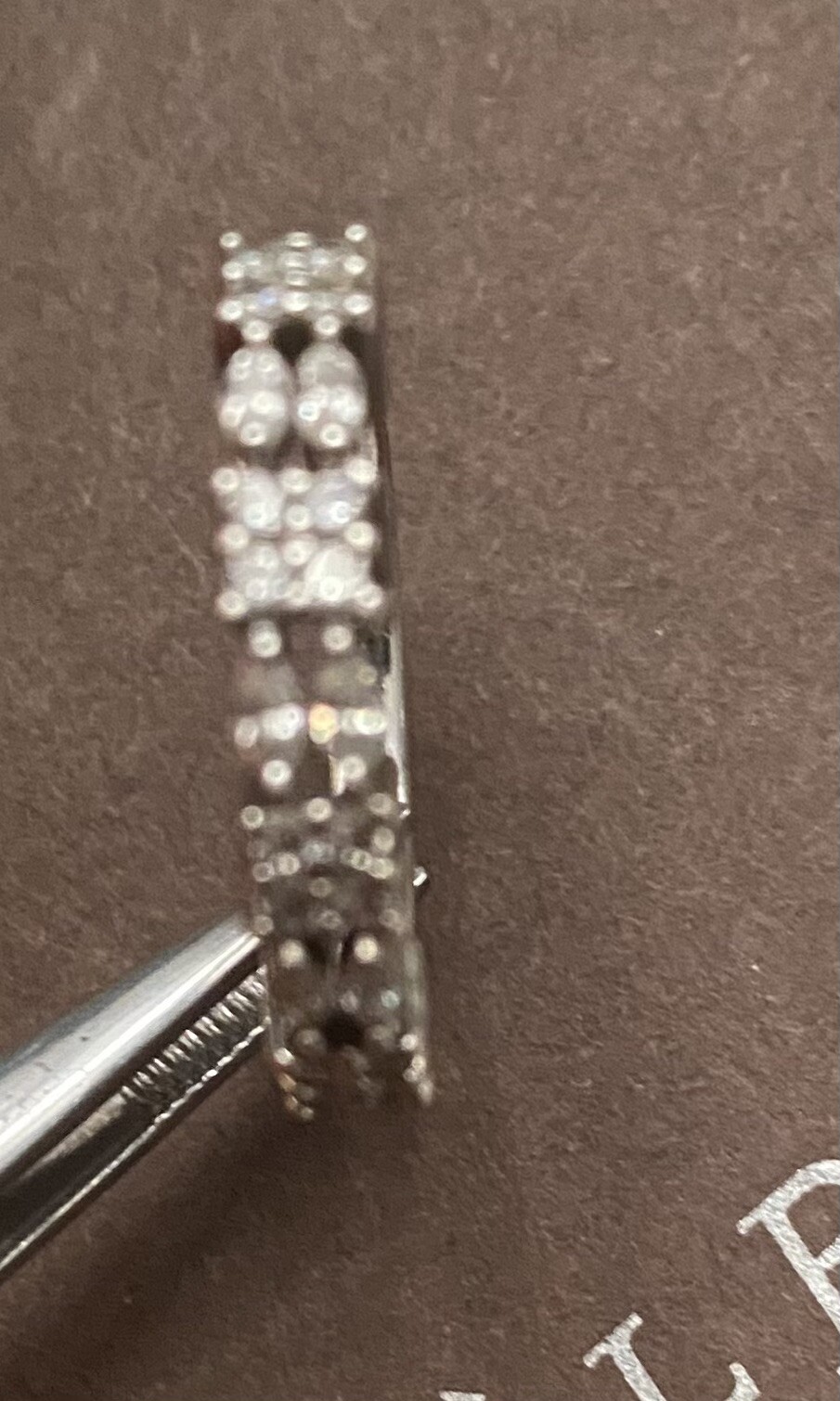 Silpada Sterling Silver CZ Stackable Ring Size 7 - image 1