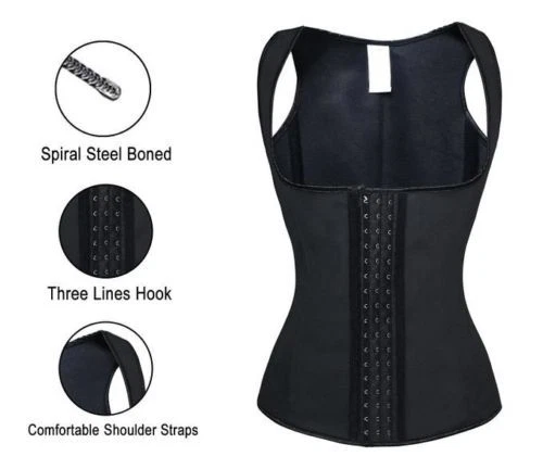 Corsetto Allenatore Vita 100% Lattice Cincher Fajas Colombianas Riduttore Body Shaper - Foto 17 di 34