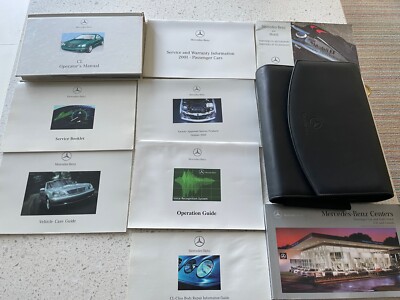 2001 MERCEDES BENZ CL500 CL600 CL55 AMG OWNERS MANUAL+SERVICE