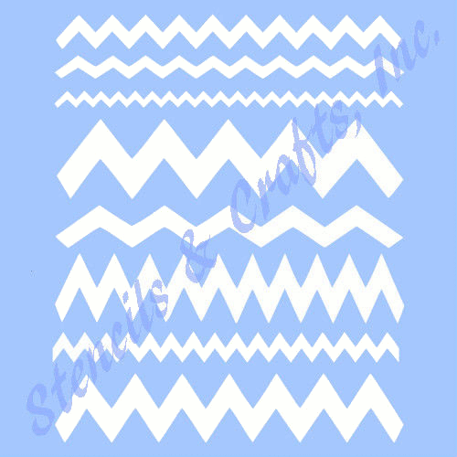 chevron stencil assorted shapes stencils borders craft template 10 stencils shapes