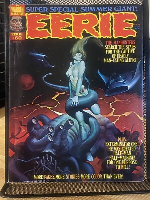 EERIE MAGAZINE #60 Warren Horror  - RICHARD CORBEN - 1974