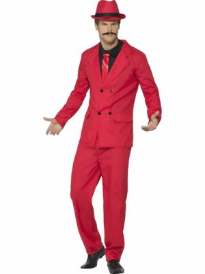 Red Zoot Suit Gangster 1920 Pinstripes Gatsby 20s Fancy Dress Mens Costume | eBay Red Zoot Suit Gangster 1920 Pinstripes Gatsby 20s Fancy Dress Mens Costume | eBay