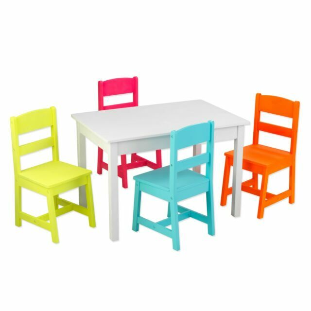 kidkraft highlighter table and 4 chair set