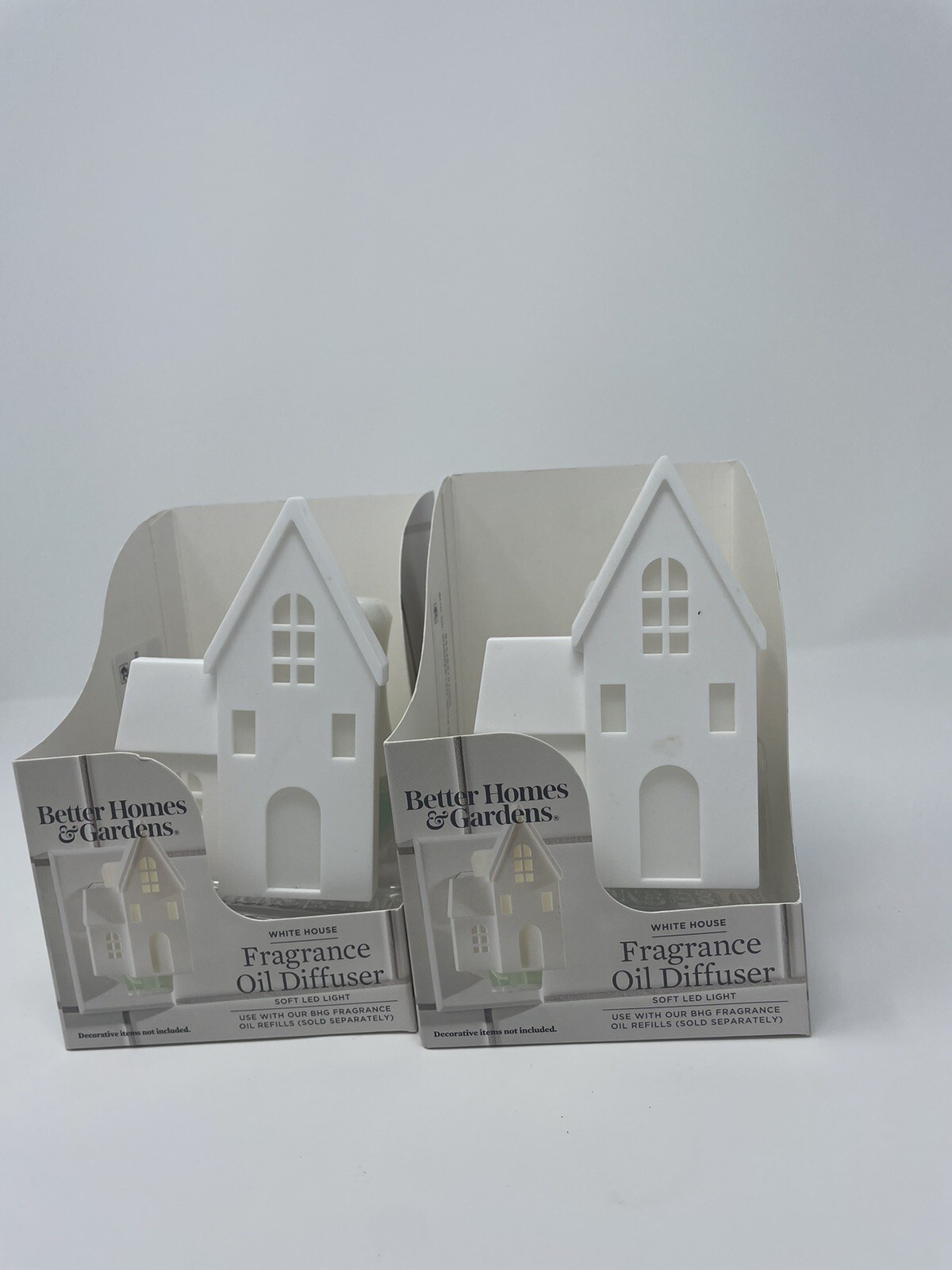 Set Of 2 Better Homes & Gardens Fragrance Oil plug in Diffuser, White
