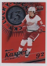 2025-26 Upper Deck Fleer Ultra Lucky 13 Red Achievement 54/199 Marco Kasper 1h4a
