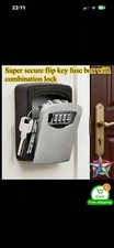 Brand New 4?Digit Combination Key Safe ? Wall?Mounted Outdoor Lock Box