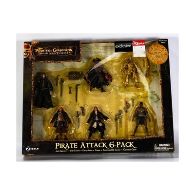 Zizzle Action Figure Dead Man's Chest - Pirate Attack 6-Pack VG+/Mint