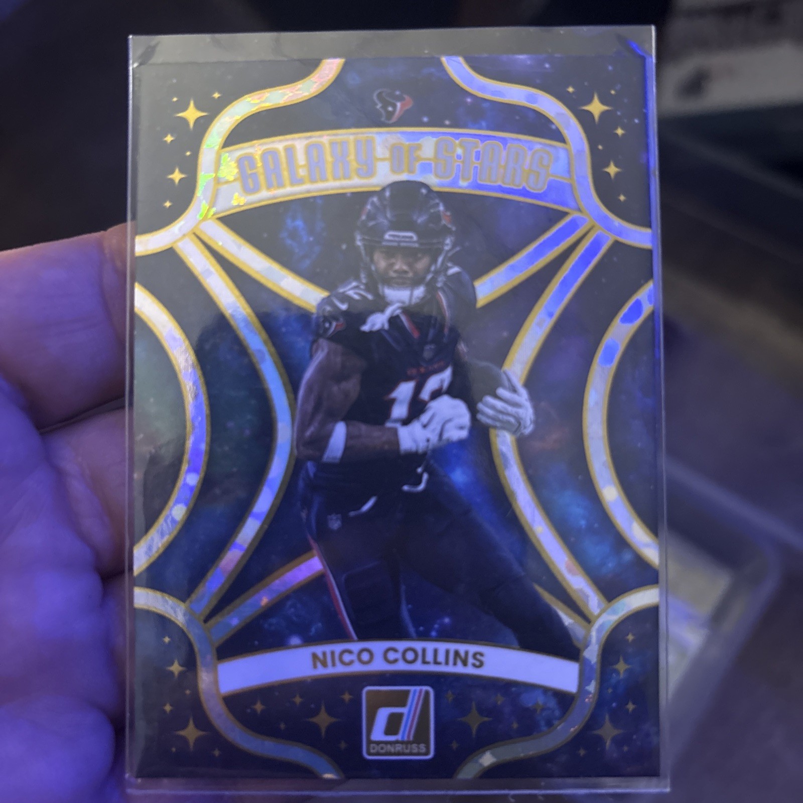 2025 Panini Donruss Galaxy Of Stars Nico Collins #8 Texans SSP Case Hit