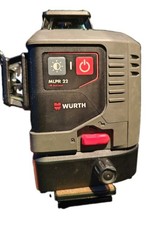 Würth MLPR 22 Cross Line Laser Self-Leveling, Black/Grey/Red