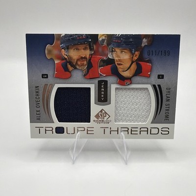 2025-26 Upper Deck Sp Game Used Troupe Threads Alex Ovechkin, Dylan Strome /199