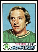1977-78 Topps Card Hockey Pierre Jarry Minnesota North Stars #106 EX-MT+