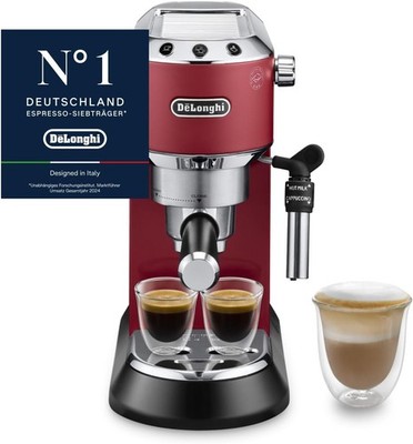 De'Longhi Dedica EC685.R Siebträgermaschine Rot B-Ware