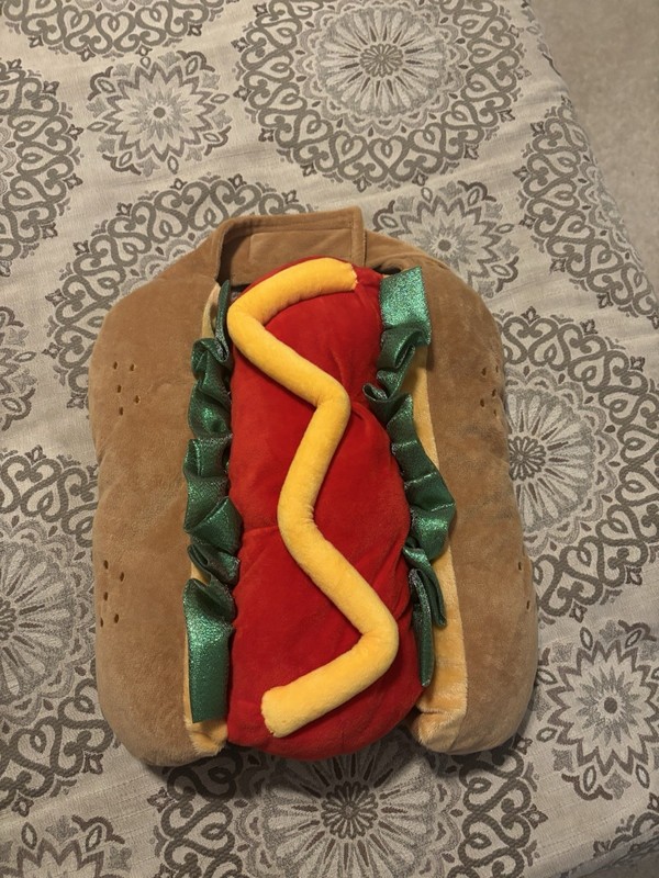 Woof Brand Hotdog Dog Costume Plush Medium 